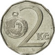 Monnaie, République Tchèque, 2 Koruny, 1995, SUP, Nickel Plated Steel, KM:9 - Tschechische Rep.