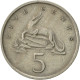 Monnaie, Jamaica, Elizabeth II, 5 Cents, 1975, Franklin Mint, TTB - Jamaica