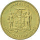 Monnaie, Jamaica, Elizabeth II, Dollar, 1992, Franklin Mint, TTB+, Nickel-brass - Jamaique