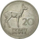 Monnaie, Zambie, 20 Ngwee, 1972, British Royal Mint, TTB, Copper-nickel, KM:13 - Zambia