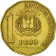 Monnaie, Dominican Republic, Peso, 1993, TTB+, Laiton, KM:80.2 - Dominikanische Rep.