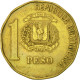 Monnaie, Dominican Republic, Peso, 1992, TTB+, Laiton, KM:80.1 - Dominicana