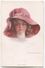 PHILIP BOILEAU Painter - YOUNG WOMAN, FASHION HAT, MISS AMERICA, ART  PC 1915. - Boileau, Philip