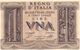 ITALIA-BANCONOTA REGNO-1 LIRA -1939 P-26-UNC - Regno D'Italia – 1 Lira