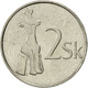 Monnaie, Slovaquie, 2 Koruna, 1993, SUP, Nickel Plated Steel, KM:13 - Slowakei