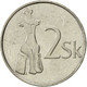 Monnaie, Slovaquie, 2 Koruna, 1993, SUP, Nickel Plated Steel, KM:13 - Slovaquie