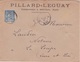 1897 - Enveloppe  AVEC ENTETE - PILLARD LEGUAY A BRETEUIL 27 - Cachet CHARTRES ET LA LOUPE BRETEUIL + Timbre TYPE SAGE - 1876-1898 Sage (Type II)