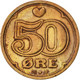 Monnaie, Danemark, Margrethe II, 50 Öre, 1993, Brondby, TTB, Bronze, KM:866.2 - Danemark