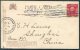 1907 USA Auburn, New York Tuck Postcard. San Francisco - Shanghai, China. US Postal Station - Covers & Documents