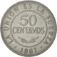 Monnaie, Bolivie, 50 Centavos, 1987, TTB+, Stainless Steel, KM:204 - Bolivie