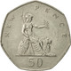 Monnaie, Grande-Bretagne, Elizabeth II, 50 New Pence, 1977, TTB, Copper-nickel - 50 Pence
