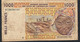 W.A.S. IVORY COAST  P111Ag 1000 FRANCS (19)97 FINE NO P.h. ! - Stati Dell'Africa Occidentale