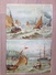 Lot De 12 Chromos Et Découpis Dont 4 Grandes: Bateaux ( Env. 35 X 25,5 Cm !!!) - Autres & Non Classés