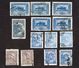 43x Stamps -lot - Argentina. - Verzamelingen & Reeksen