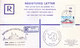 BRITISH ANTARCTIC TERRITORY - EXPEDITION REGISTERED LETTER, 1992 - BRITISH ANTARCTIC SURVEY, BAMES CLARD ROSS - Covers & Documents