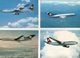 Lot De 7 Cartes Lufthansa : B727, A300, B707, B727, DC10, B747, Aterrissage - 1946-....: Moderne