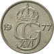 Monnaie, Suède, Carl XVI Gustaf, 50 Öre, 1977, TTB+, Copper-nickel, KM:855 - Suède