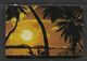 Seychelles , Sunset Over Praslin, Used  1980 > S.Africa - Seychelles