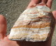 ONYX MARBRE Brut (Calcite + Aragonite) : Bloc Massif  . 70mm . 217g - Minéraux