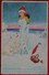 Cpa HUMOUR  ENFANT SUR LA BANQUISE , OURS POLAIRE  , Panier POMMES Parapluie  1955 CHILD & POLAR BEAR COMIC - Cartes Humoristiques