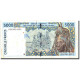 Billet, West African States, 5000 Francs, 1995, 1995, KM:713Kd, TB+ - West African States