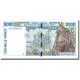 Billet, West African States, 5000 Francs, Undated (1992-2003), Undated - West African States