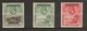 ASCENSION 1922 ½d, 1d, 1½d  SG 1 - 3 LIGHTLY MOUNTED MINT Cat £32 - Ascension