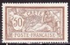 CRETE 1902  French Office : French Stamps With Inscription Crete 50 Centimes Brown / Green Vl. 12 MH - Kreta