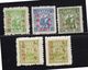Honan Opt Complete Set Yang CC118-22 MNH &CERTIFICATE (40) - Centraal-China 1948-49