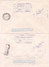 BV6930 ERROR,SHIFT IMAGE, RARE COVERS STATIONERY X2,AIRPLANE,cod. 009/1992 ROMANIA. - Variétés Et Curiosités