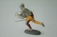 Elastolin, Lineol Hauser, Knight / Crussader - Knight Running, 1950, Vintage Toy Soldier - - Figurines