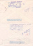 BV6931 ERROR,SHIFT IMAGE, RARE COVERS STATIONERY X2,baile Herculane Hotel,cod. 046/1992 ROMANIA. - Variétés Et Curiosités