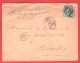 SUISSE HELVETIA Obl Genève 1 X 1886 Vers Bruxelles Cfr Verso - Lettres & Documents