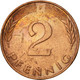 Monnaie, République Fédérale Allemande, 2 Pfennig, 1988, Stuttgart, SUP - 2 Pfennig
