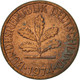 Monnaie, République Fédérale Allemande, Pfennig, 1974, Stuttgart, TTB, Copper - 1 Pfennig