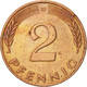 Monnaie, République Fédérale Allemande, 2 Pfennig, 1991, Munich, SUP, Copper - 2 Pfennig