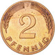 Monnaie, République Fédérale Allemande, 2 Pfennig, 1982, Hambourg, SUP - 2 Pfennig