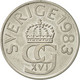 Monnaie, Suède, Carl XVI Gustaf, 5 Kronor, 1983, TTB+, Copper-nickel, KM:853 - Suède