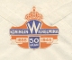 Nederland - 1948 - Serie Jubileum Wilhelmina 1e Dag Op Envelop Met Mooi Sluitzegel - Brieven En Documenten