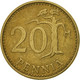 Monnaie, Finlande, 20 Pennia, 1975, TTB+, Aluminum-Bronze, KM:47 - Finlande