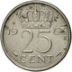 Monnaie, Pays-Bas, Juliana, 25 Cents, 1963, TTB+, Nickel, KM:183 - 1948-1980 : Juliana