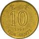 Monnaie, Hong Kong, Elizabeth II, 10 Cents, 1995, TTB, Brass Plated Steel, KM:66 - Hong Kong