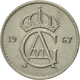 Monnaie, Suède, Gustaf VI, 10 Öre, 1967, SUP, Copper-nickel, KM:835 - Suède