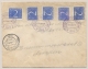 Nederland - 1948 - 3x Stempel LEGERTENTOONSTELLING Op Cover Van Rotterdam Naar Naarden - Poststempels/ Marcofilie