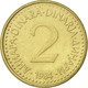 Monnaie, Yougoslavie, 2 Dinara, 1984, SUP, Nickel-brass, KM:87 - Yugoslavia