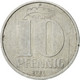 Monnaie, GERMAN-DEMOCRATIC REPUBLIC, 10 Pfennig, 1981, Berlin, SUP, Aluminium - 10 Pfennig
