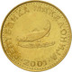 Monnaie, Macédoine, 2 Denari, 2001, TTB, Laiton, KM:3 - Macedonia Del Norte