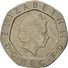 Grande-Bretagne, Elizabeth II, 20 Pence, 2002, TTB, Copper-nickel, KM:990 - 20 Pence