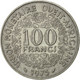 Monnaie, West African States, 100 Francs, 1975, Paris, TTB+, Nickel, KM:4 - Côte-d'Ivoire