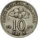 Monnaie, Malaysie, 10 Sen, 1995, TTB+, Copper-nickel, KM:51 - Malaysie